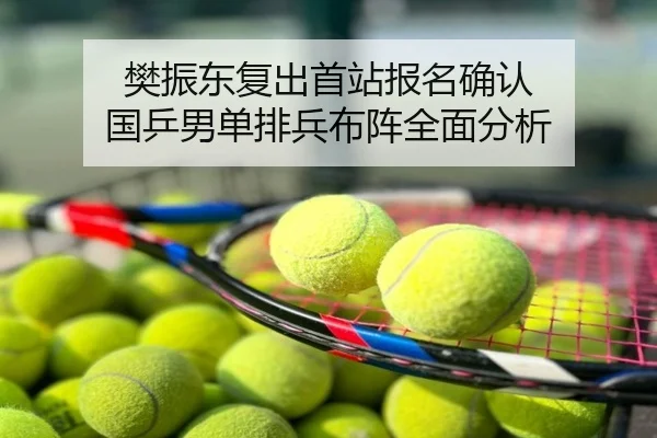 樊振东复出首站报名确认 国乒男单排兵布阵全面分析